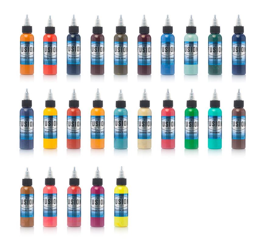 Picture of Fusion Tattoo Ink 25 Color Set