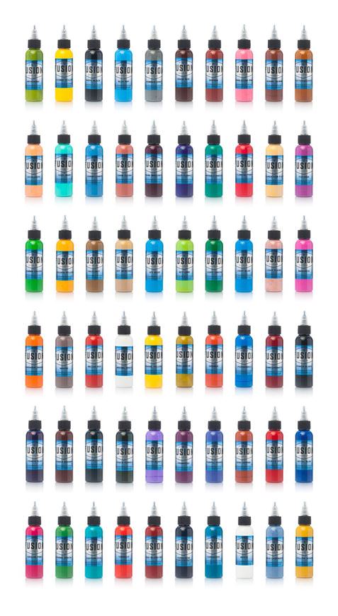 Picture of Fusion Tattoo Ink 60 Color Set