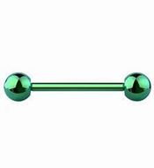 Ti Barbell Green