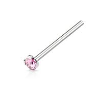 Prong Set Nose Stud Rose