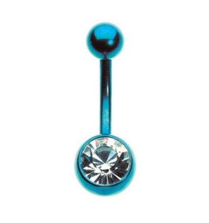 Picture for category Externally Threaded Titanium Single Jeweled Navel Bar